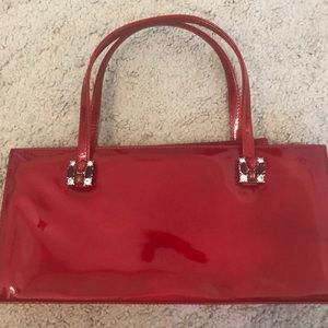 Stuart Weitzman Vintage Red Beaded Clutch